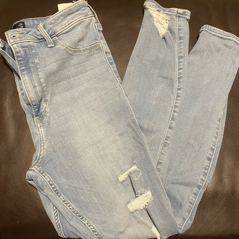Hollister sz 30 ultra high rise jean leggings